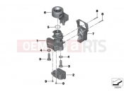 BMW Motorrad BMW 2010 S models S 1000 RR 10 (0507,0517) Ignition switch and mounting parts