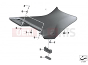 BMW Motorrad BMW 2010 S models S 1000 RR 10 (0507,0517) Bench seat