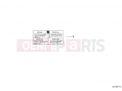 BMW Motorrad BMW 2010 S models S 1000 RR 10 (0507,0517) Label 