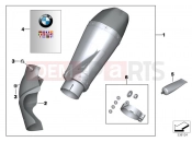BMW Motorrad BMW 2010 S models S 1000 RR 10 (0507,0517) Sport muffler