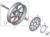 BMW Motorrad BMW 2010 S models S 1000 RR 10 (0507,0517) Forged wheel, front