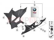 BMW Motorrad BMW 2010 S models S 1000 RR 10 (0507,0517) HP carbon-fiber engine spoiler