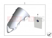 BMW Motorrad BMW 2010 S models S 1000 RR 10 (0507,0517) Windshield, high, tinted