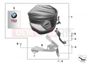 BMW Motorrad BMW 2010 S models S 1000 RR 10 (0507,0517) Tank-Bag