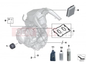 BMW Motorrad BMW 2016 F models K8x F 850 GS (0B09, 0B19) Engine oil / maintenance service
