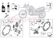 BMW Motorrad BMW 2016 F models K8x F 850 GS (0B09, 0B19) Brake service
