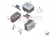 BMW Motorrad BMW 2016 F models K8x F 850 GS (0B09, 0B19) Luggage system Vario
