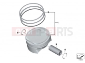 BMW Motorrad BMW 2016 F models K8x F 850 GS (0B09, 0B19) Piston with rings and wristpin