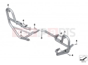 BMW Motorrad BMW 2016 F models K8x F 850 GS (0B09, 0B19) Engine protection bar