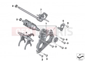 BMW Motorrad BMW 2016 F models K8x F 850 GS (0B09, 0B19) Inside shift-control components