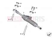 BMW Motorrad BMW 2016 F models K8x F 850 GS (0B09, 0B19) Steering damper