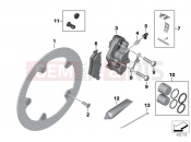 BMW Motorrad BMW 2016 F models K8x F 850 GS (0B09, 0B19) Front wheel brake