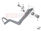 BMW Motorrad BMW 2016 F models K8x F 850 GS (0B09, 0B19) Brake pedal