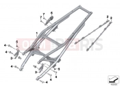 BMW Motorrad BMW 2016 F models K8x F 850 GS (0B09, 0B19) Rear frame