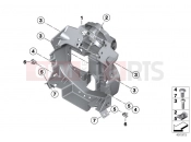 BMW Motorrad BMW 2016 F models K8x F 850 GS (0B09, 0B19) Front panel carrier