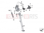 BMW Motorrad BMW 2016 F models K8x F 850 GS (0B09, 0B19) Side stand