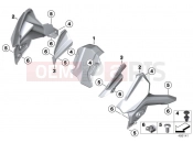 BMW Motorrad BMW 2016 F models K8x F 850 GS (0B09, 0B19) Slipstream deflector