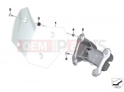 BMW Motorrad BMW 2016 F models K8x F 850 GS (0B09, 0B19) Windshield / mount