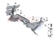 BMW Motorrad BMW 2016 F models K8x F 850 GS (0B09, 0B19) Air-discharge duct