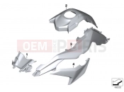 BMW Motorrad BMW 2016 F models K8x F 850 GS (0B09, 0B19) Primed parts
