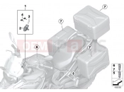BMW Motorrad BMW 2016 F models K8x F 850 GS (0B09, 0B19) Single key locking system EWS 4