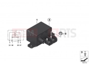BMW Motorrad BMW 2016 F models K8x F 850 GS (0B09, 0B19) Starter relay