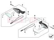BMW Motorrad BMW 2016 F models K8x F 850 GS (0B09, 0B19) Turn signals, front