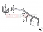 BMW Motorrad BMW 2016 F models K8x F 850 GS (0B09, 0B19) Bracket, flashing warning light, front