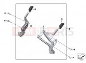 BMW Motorrad BMW 2016 F models K8x F 850 GS (0B09, 0B19) Case carrier for Vario case