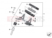 BMW Motorrad BMW 2016 F models K8x F 850 GS (0B09, 0B19) Holder for Smartphone Cradle