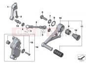 BMW Motorrad BMW 2016 R-Models K5x R 1200 GS (0A01, 0A11) Outside shift-control components