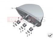 BMW Motorrad BMW 2016 R-Models K5x R 1200 GS (0A01, 0A11) LED taillight