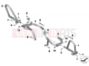 BMW Motorrad BMW 2016 R-Models K5x R 1200 RT (0A03, 0A13) Engine roll bar, authority vehicles
