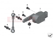 BMW Motorrad BMW 2016 R-Models K5x R 1200 RT (0A03, 0A13) Level sensor