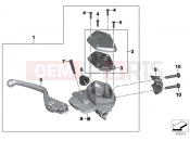 BMW Motorrad BMW 2016 R-Models K5x R 1200 RT (0A03, 0A13) Handbrake lever