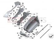 BMW Motorrad BMW 2016 R-Models K5x R 1200 RT (0A03, 0A13) Case, lower part