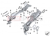 BMW Motorrad BMW 2016 R-Models K5x R 1200 RT (0A03, 0A13) Case holder/Mounting parts