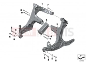 BMW Motorrad BMW 2016 R-Models K5x R 1200 RT (0A03, 0A13) Front panel carrier