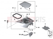 BMW Motorrad BMW 2016 R-Models K5x R 1200 RT (0A03, 0A13) Storage compartment, right