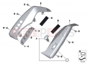BMW Motorrad BMW 2016 R-Models K5x R 1200 RT (0A03, 0A13) Interior trim