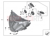 BMW Motorrad BMW 2016 R-Models K5x R 1200 RT (0A03, 0A13) Headlight II