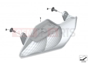 BMW Motorrad BMW 2016 R-Models K5x R 1200 RT (0A03, 0A13) Turn signals, front
