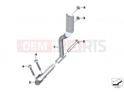 BMW Motorrad BMW 2016 R-Models K5x R 1200 RT (0A03, 0A13) Bracket, flashing warning light, front