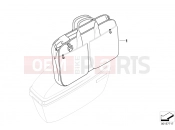 BMW Motorrad BMW 2016 R-Models K5x R 1200 RT (0A03, 0A13) Inside pocket, official vehicle case