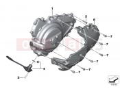 BMW Motorrad BMW 2016 C-Models C 650 Sport 16 (0C04, 0C14) Engine housing cover, left