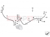 BMW Motorrad BMW 2016 C-Models C 650 Sport 16 (0C04, 0C14) Brake pipe rear ABS
