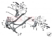 BMW Motorrad BMW 2016 C-Models C 650 Sport 16 (0C04, 0C14) Main frame