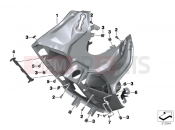 BMW Motorrad BMW 2016 C-Models C 650 Sport 16 (0C04, 0C14) Leg shield