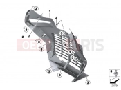 BMW Motorrad BMW 2016 C-Models C 650 Sport 16 (0C04, 0C14) Grill trim, plastic