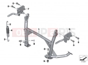 BMW Motorrad BMW 2016 C-Models C 650 GT 16 (0C05, 0C15) Center stand